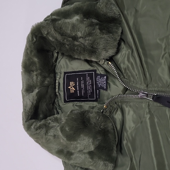 Alpha Industries Jacket Flying Type B-15 Men's Size 5XL - Picture 5 of 16